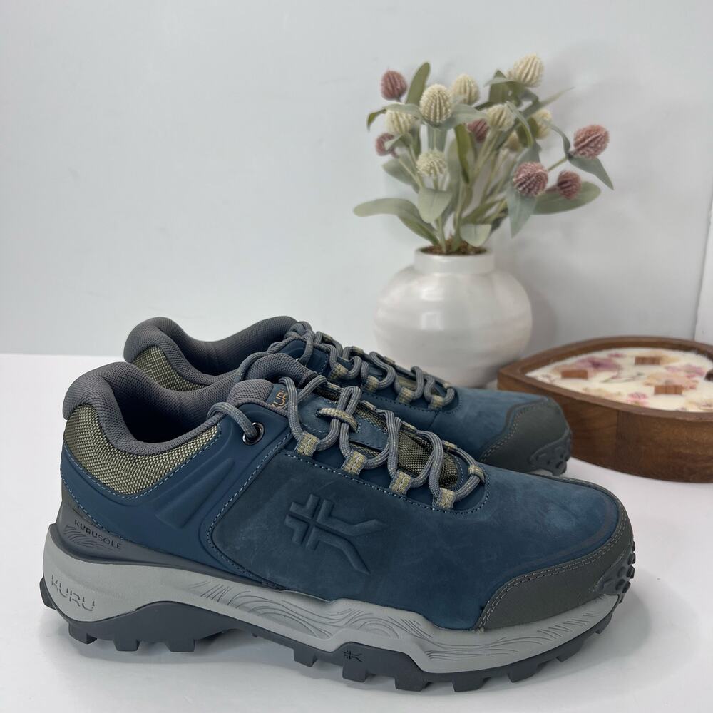Kuru Ridge Motion Hiking Shoe Support Comfort Blue Haze/Orange Spice Women 10M